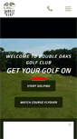 Mobile Screenshot of doubleoaksgolfclub.net